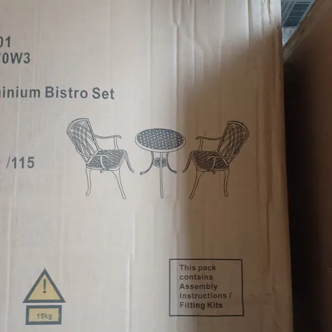 CAST ALUMINIUM BISTRO SET