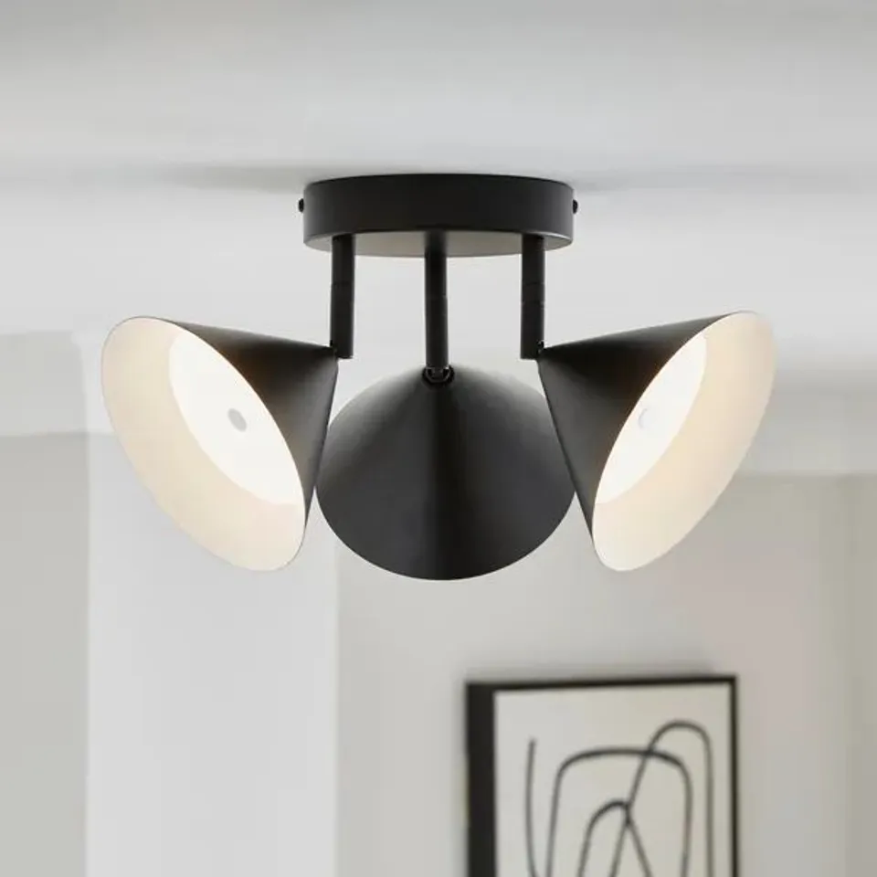 BOXED THE EDITED LIFE METAL CONE LED CEILING FITTING