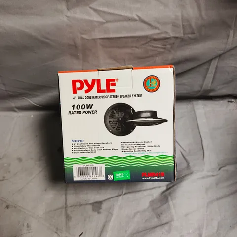 PYLE DUAL CONE WATERPROOF STEREO SPEAKER SYSTEM – 100W