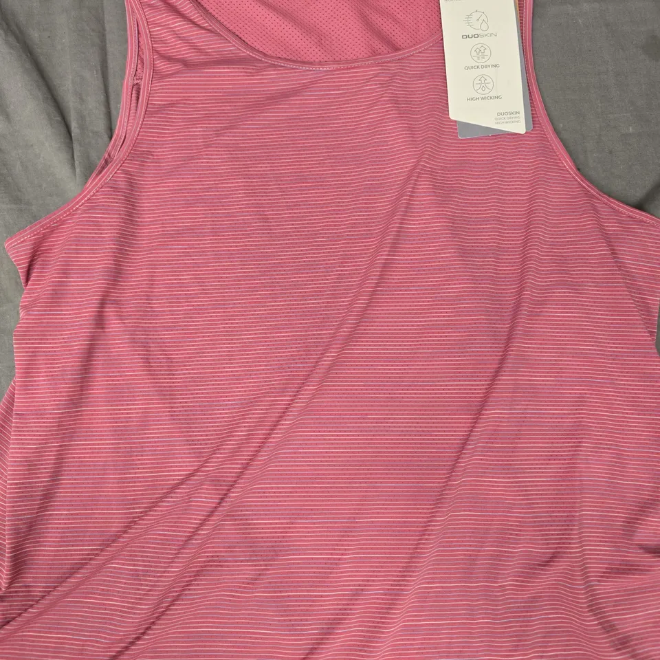 TRESPASS WOMENS ACTIVE VEST IN LIGHT MULBERRY SIZE XL