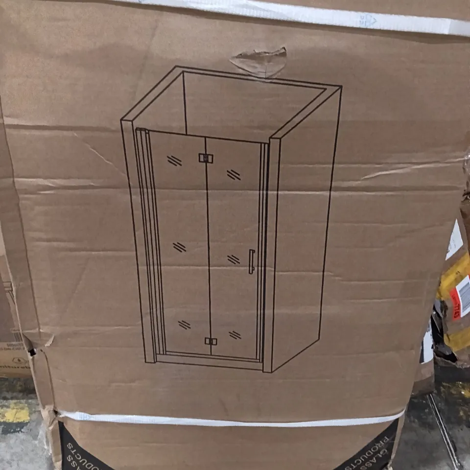 BOXED ELEGANT FRAMELESS BIFOLD DOOR - MATTE BLACK (1 BOX)