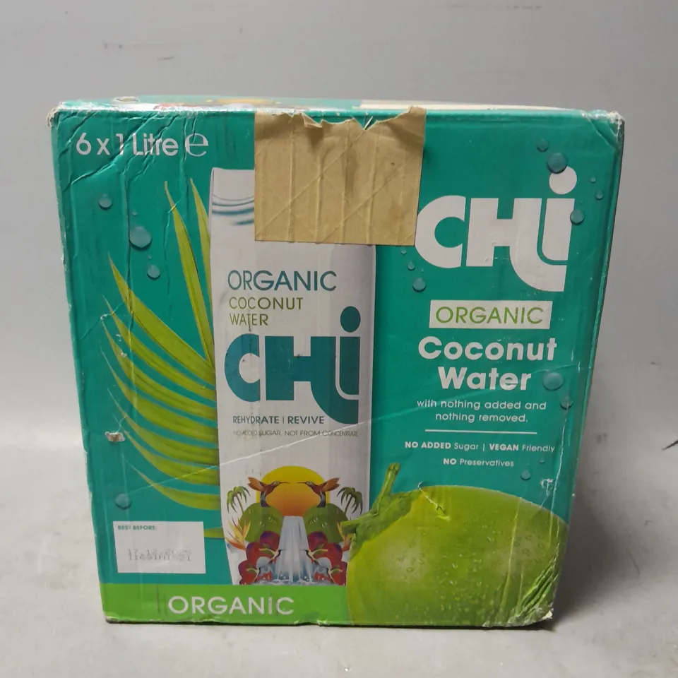 SEALED CHI ORGANIC COCONUT WATER 1L