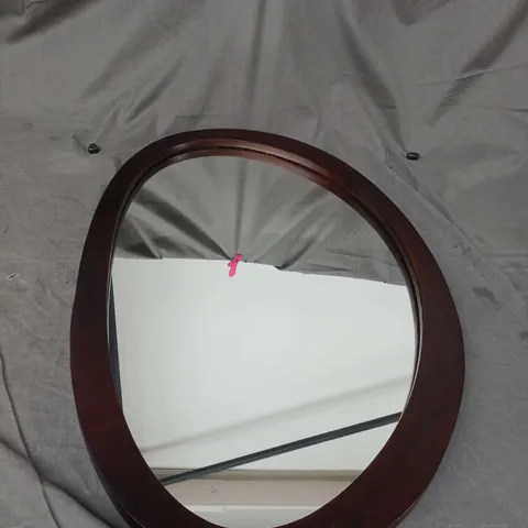 BOXED HABITAT MANGO WOOD WALL MIRROR 