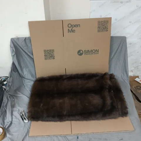 LIVMORE FAUX FUR THROW 