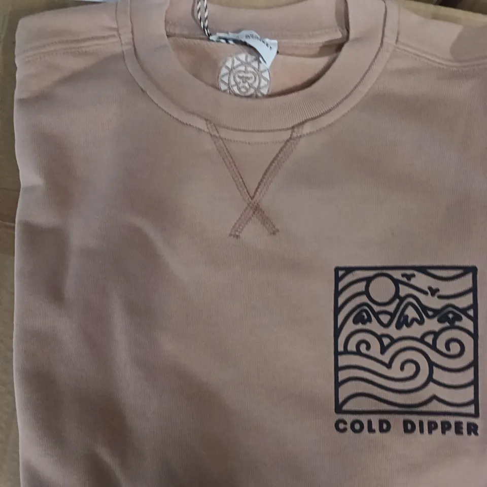 BOX OF BRASS MONKEY SWEATS- CORAL SIZE SMALL APPROXIMATELY 14