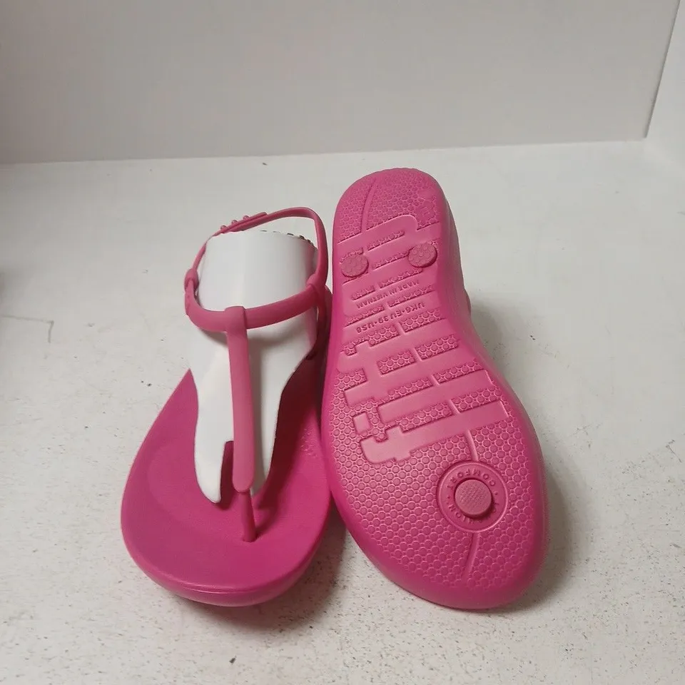 FITFLLOP PINK T-STRAP SANDALS, UK 6 (US 8, EU 39)