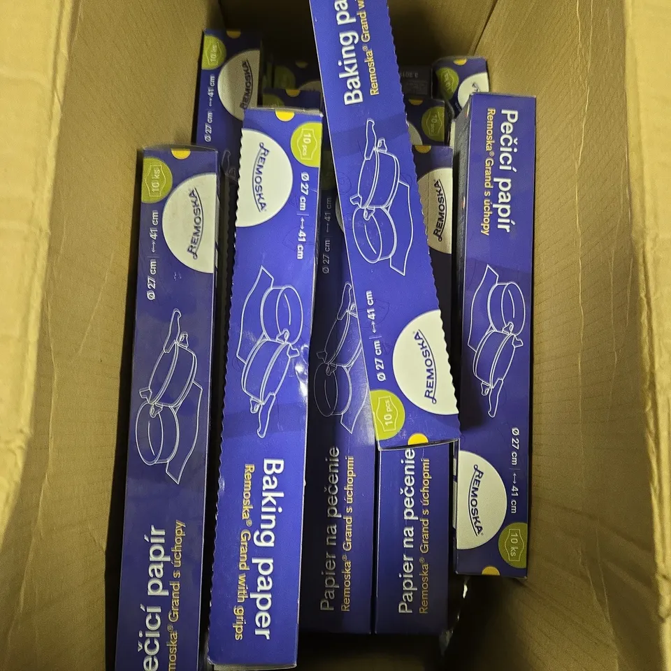 APPROXIMATELY 15 REMOSKA BAKING PAPER ROLLS - 27CM PER ROLL