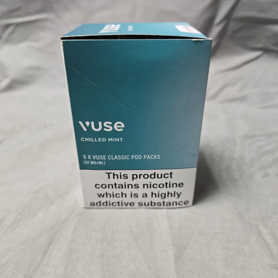 VUSE CLASSIC CHILLED MINT POD PACK – 5 X PODS, 12 MG/ML