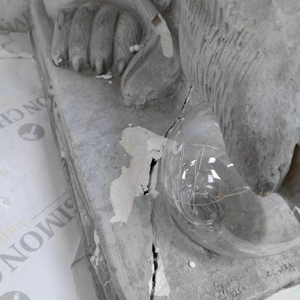 BOXED MY GARDEN STORIES LION SCULPTURE 