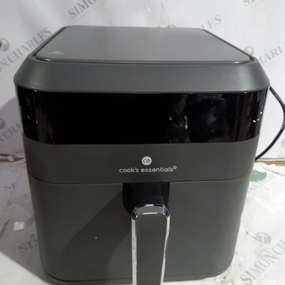 COOK'S ESSENTIALS 5.8L AIR FRYER IN SLATE GREY