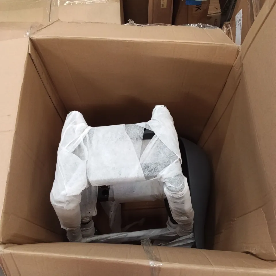 BOXED BAR STOOLS (SET OF 2) - GREY/BLACK (1 BOX)