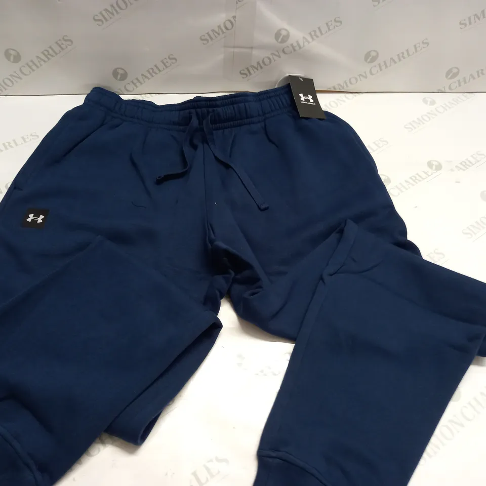 UNDER ARMOUR NAVY JOGGERS - LG
