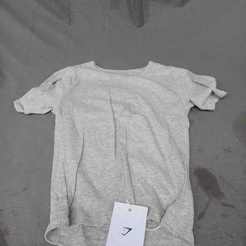 GYMSHARK RIB T-SHIRT SIZE M