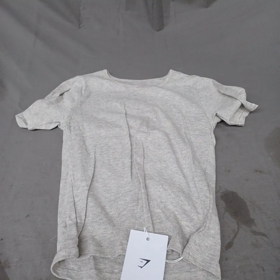 GYMSHARK RIB T-SHIRT SIZE M