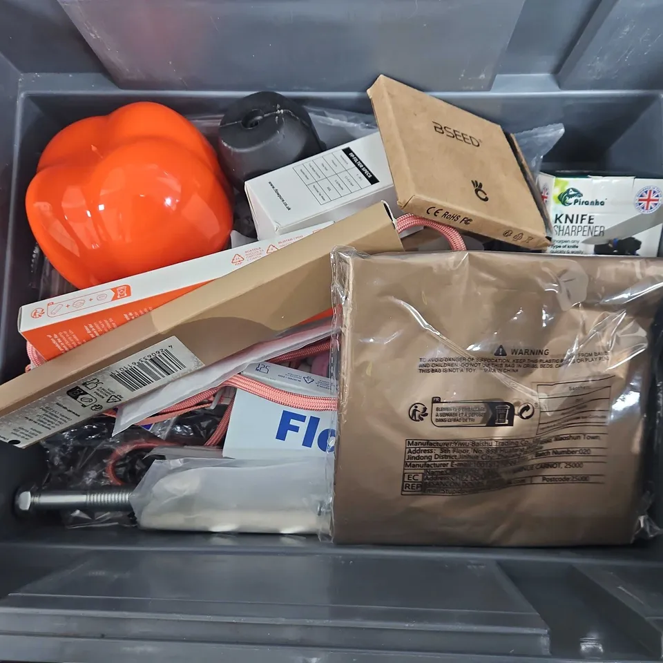 box of assorted home and accessories items to include - pritt - air up - 