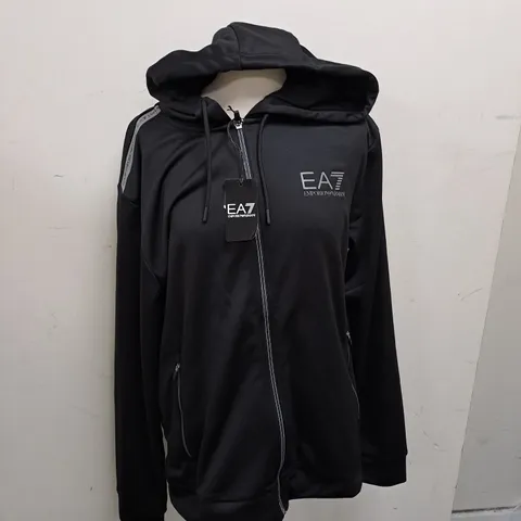 EMPORIO ARMANI EA7 - BLACK JACKET SIZE LARGE 