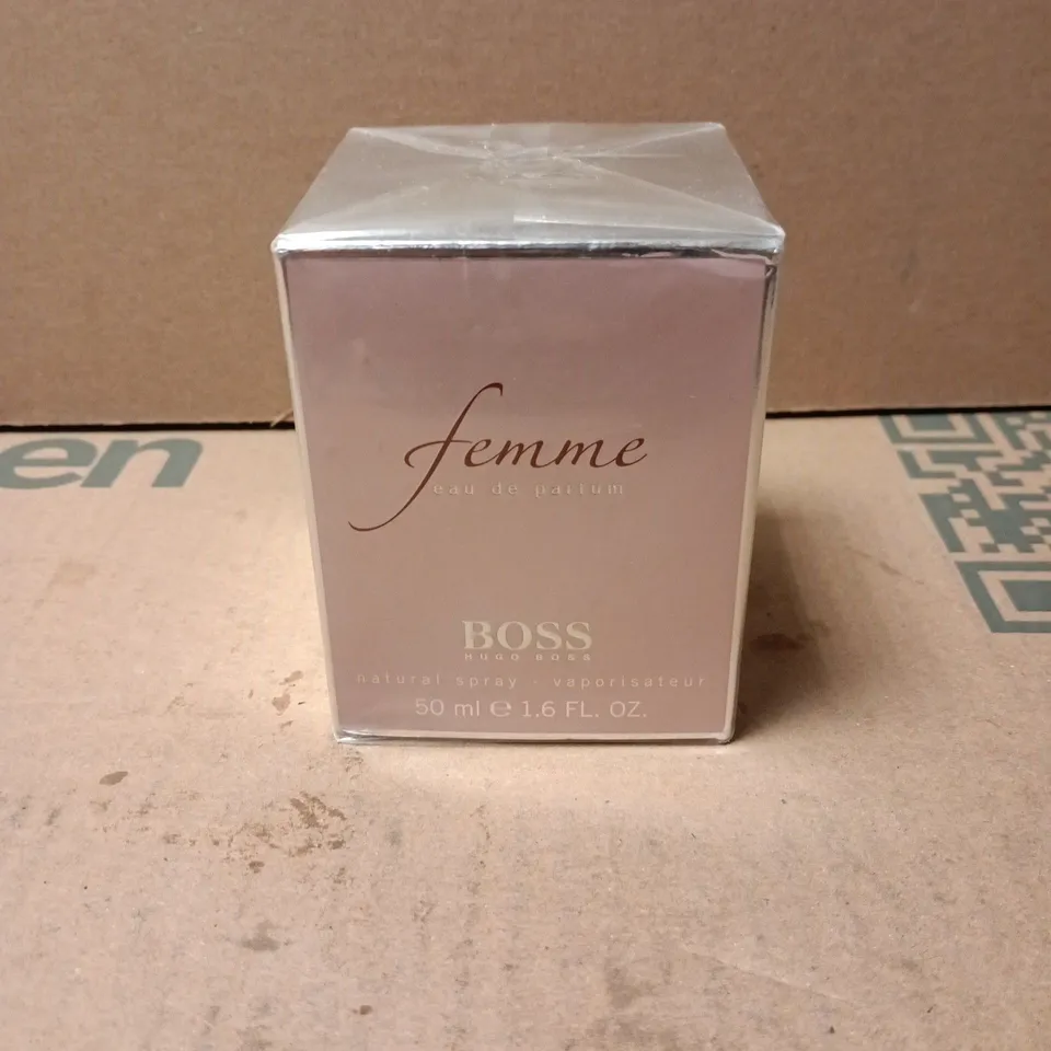 BOXED AND SEALED HUGO BOSS FEMME EAU DE PARFUM 50ML