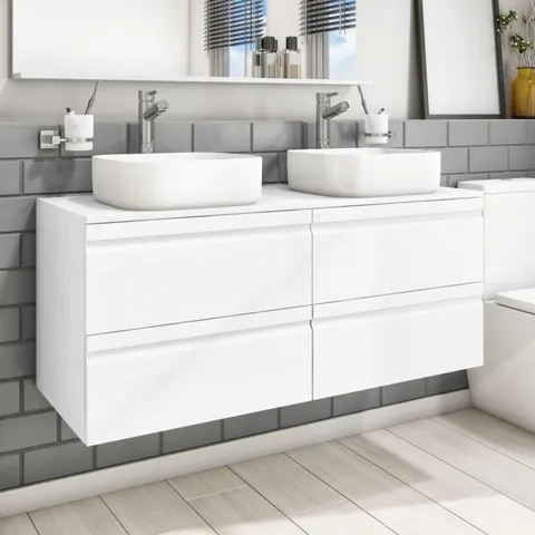 B9XED BOSTON 1200MM FOUR DRAWER WALL HUNG VANITY UNIT
