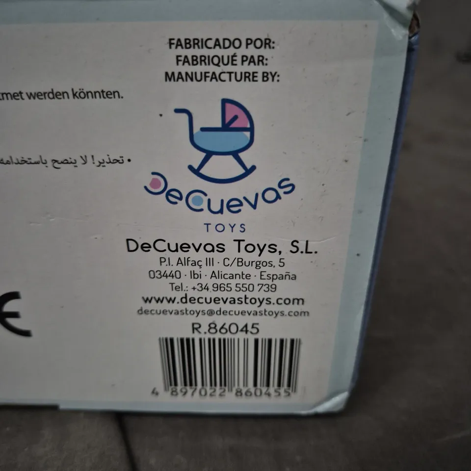 DECUEVAS TOYS – MI PRIMER COCHECITO / MY FIRST PRAM BABY STROLLER TOY SET (R.86045)