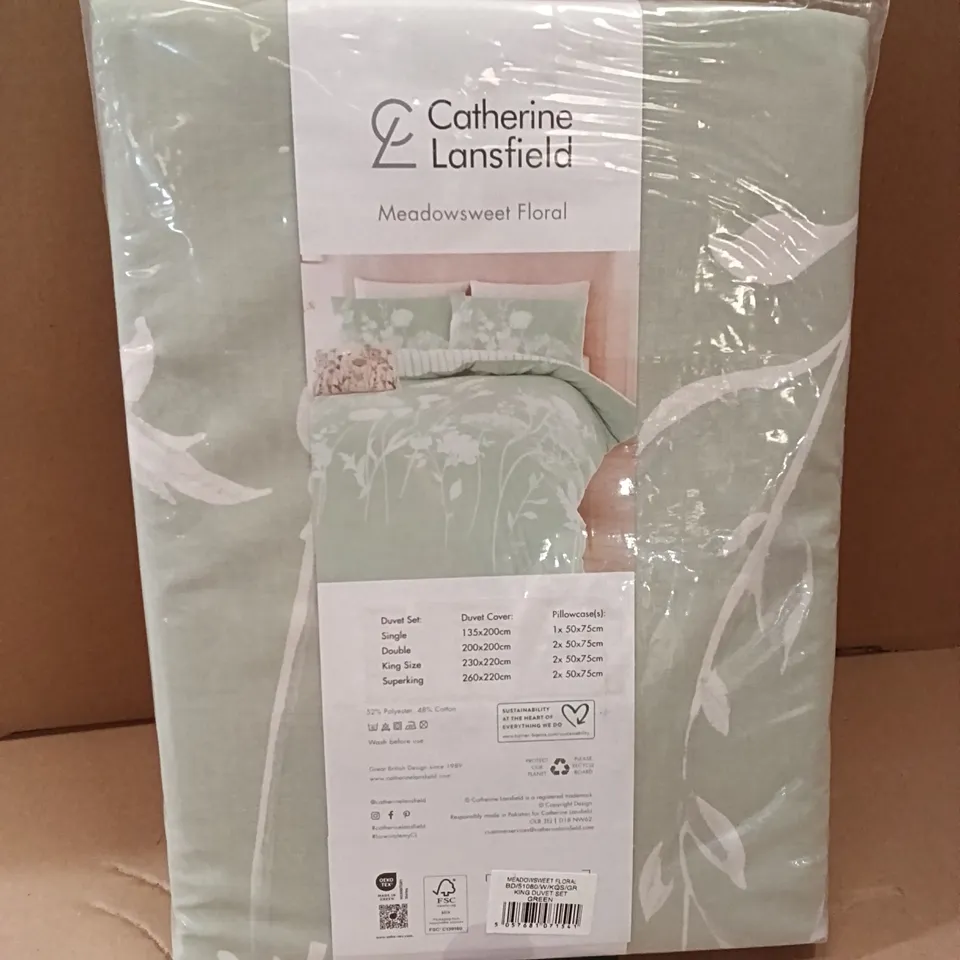 BAGGED CATHERINE LANSFIELD KING SIZE DUVET SET 