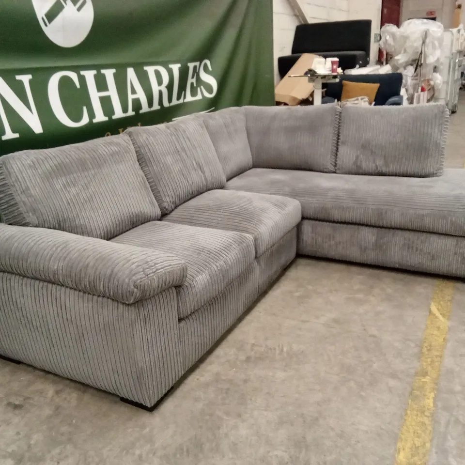 AMALFI STANDARD BACK FABRIC RIGHT HAND CORNER CHAISE SOFA RRP £949