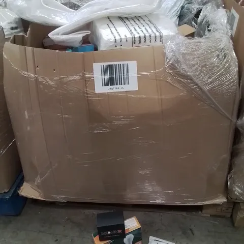 PALLET OF ASSORTED HOUSEHOLD GOODS AND PRODUCTS TO INCLUDE;PHONE CASE,LED BULB,SMART WATCH