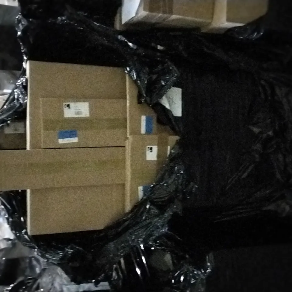 PALLET OF APPROX 5 ASSORTED BATHROOM FURNITURE TO INCLUDE BASIN DOOR, 4 DRAWER PACK AND PLINTH