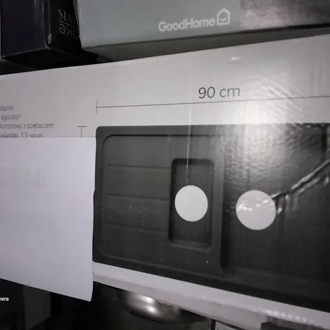 BOXED ARBER 1.5 BOWL SINK AND DRAINER