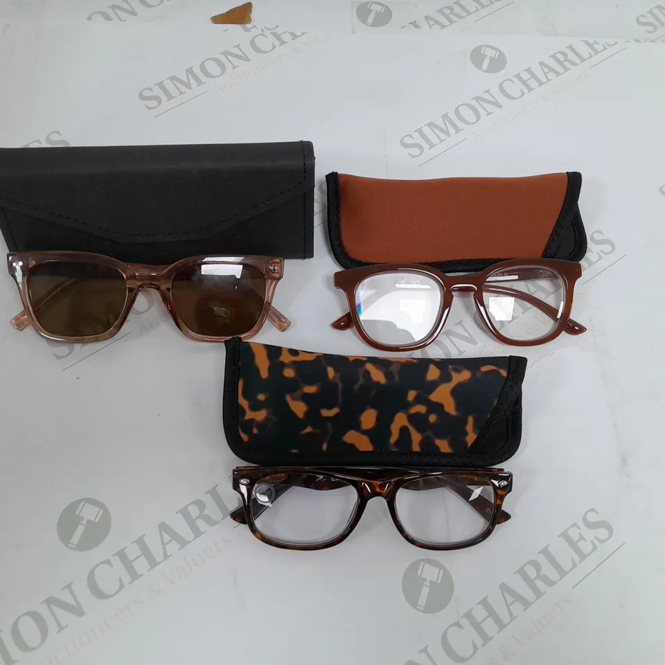 HUMMINGBIRD POLARISED SUNGLASSES & READER 2PC SET TAN MIX 3.5