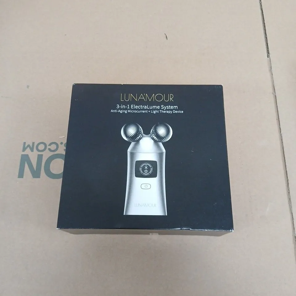LUNAMOUR 3-IN-1 ELECTRALUME SYSTEM – ANTI-AGEING MICROCURRENT & LIGHT THERAPY DEVICE
