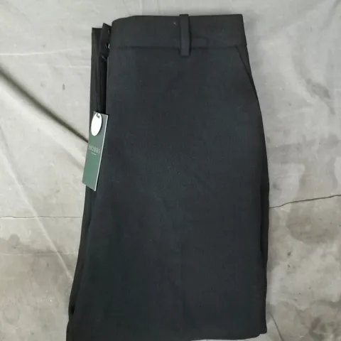 HOBBS LONDON GERRIE STRAIGHT TROUSERS IN BLACK SIZE UK 8