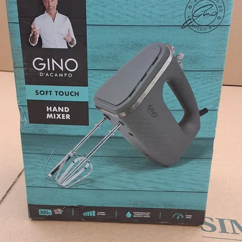 BOXED GINO DACAMPO SOFT TOUCH HAND MIXER