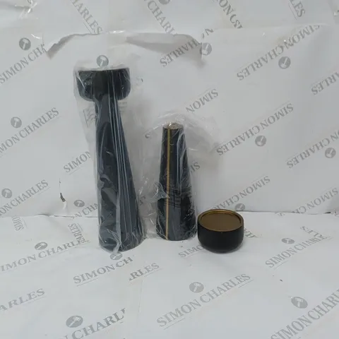 SET OF TWO LUXENOA PILLAR CANDLE HOLDERS
