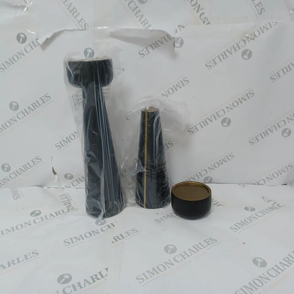 SET OF TWO LUXENOA PILLAR CANDLE HOLDERS