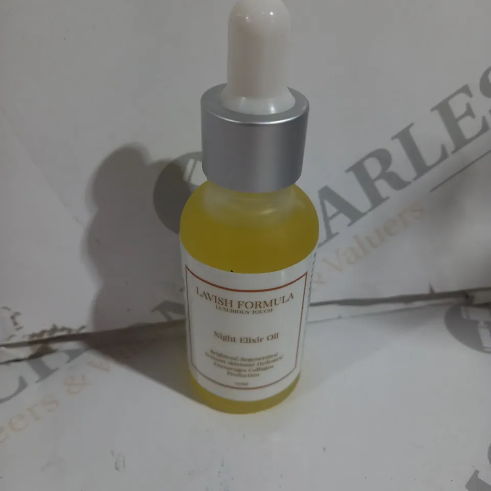 BOX OF APPROX. 48 LAVISH FORMULA NIGHT ELIXIR OIL 