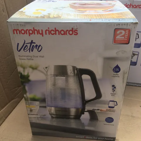 BRAND NEW BOXED MORPHY RICHARDS VETRO KETTLE