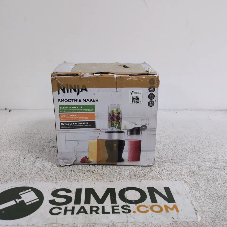 NINJA SMOOTHIE MAKER BOXED WITH INSTRUCTIONS