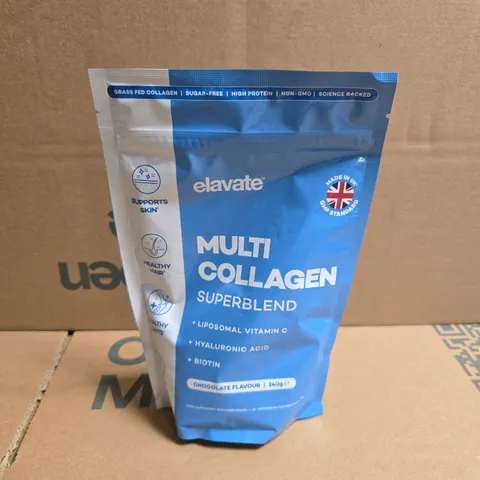 ELAVATE MULTI COLLAGEN SUPERBLEND CHOCOLATE FLAVOUR (240G)
