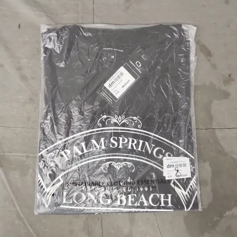 BAGGED CRIMINAL DAMAGE PALM SPRINGS T-SHIRT IN BLACK SIZE MEDIUM