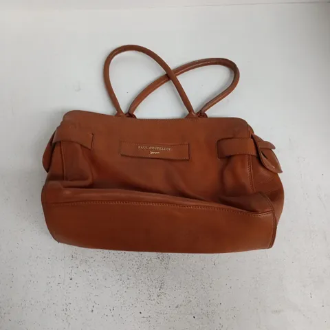PAUL COSTELLOE LEATHER HANDBAG β BROWN