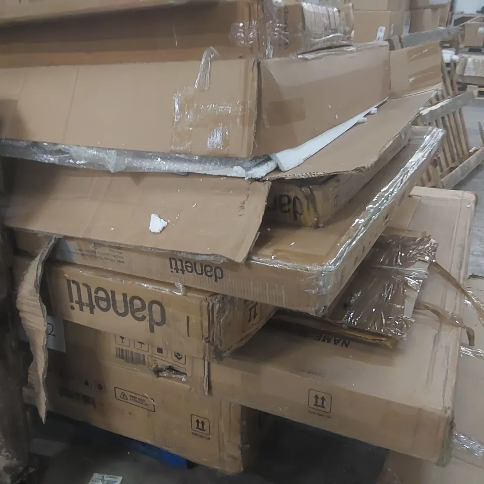 PALLET CONTAINING A VERY LARGE QUANTITY OF ASSORTED DANETTI FURNITURE PARTS