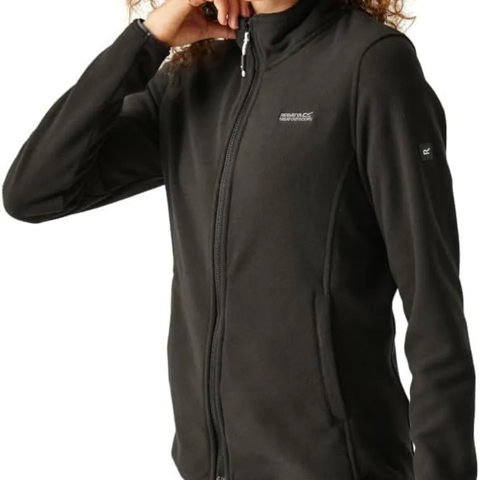 BRAND NEW REGATTA CLEMANCE IV WOMENS FLEECE IN BLACK - 18