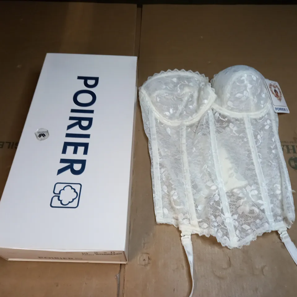 BOXED POIRIER IVORY BRIDAL BODYWEAR - 32 UK