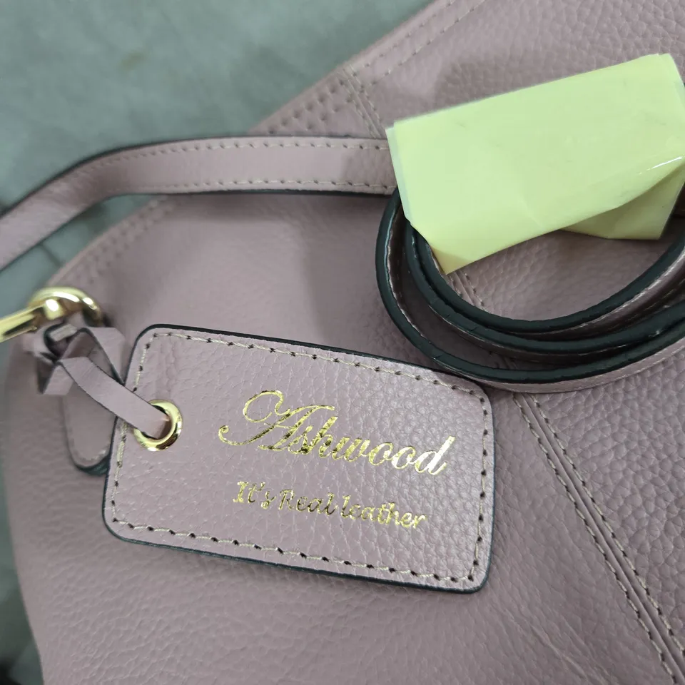 ASHWOOD CROSSBODY BAG - PINK LEATHER 