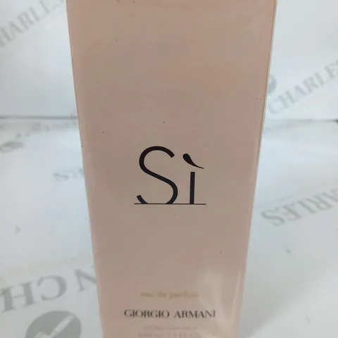 BOXED AND SEALED GIORGIO ARMANI SI EAU DE PARFUM 100ML