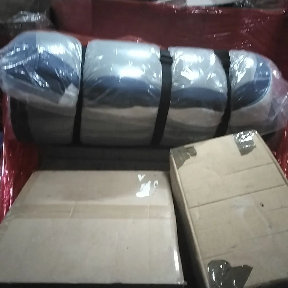 PALLET OF ASSORTED PRODUCTS AND HOUSEHOLD GOODS TO INCLUDE;FOLDING PLAYMAT,STUDY TABLE,BOOSTER SEAT