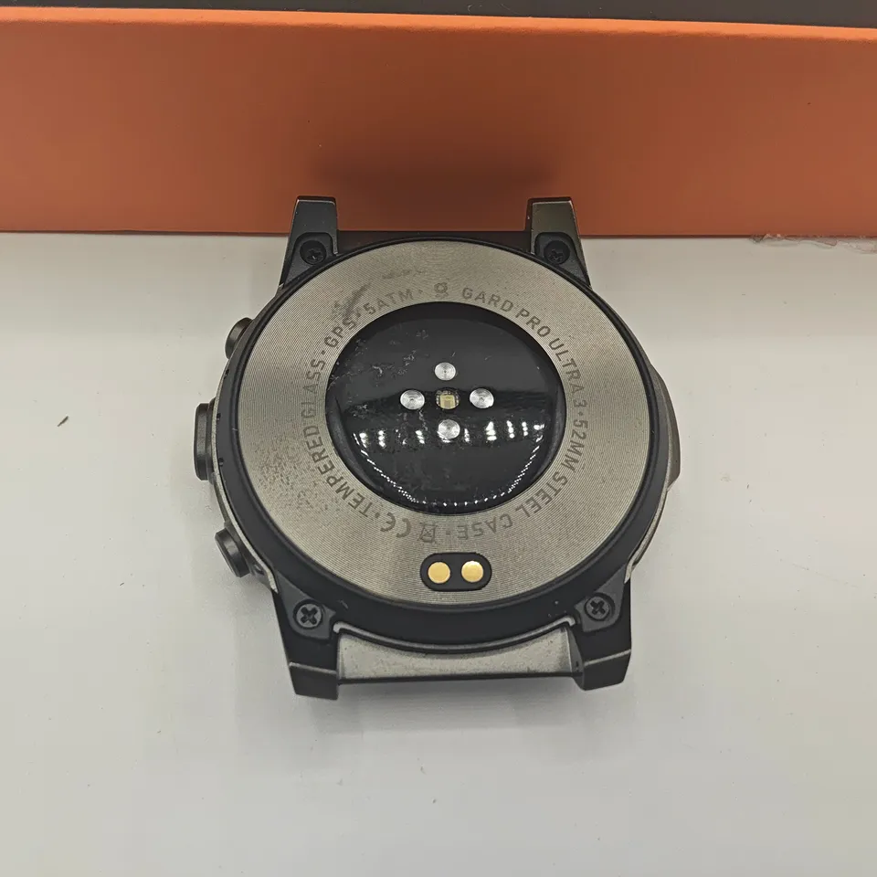 BOXED GARD PRO ULTRA 3 53MM SMART WATCH WITH BLACK RUBBER STRAP 