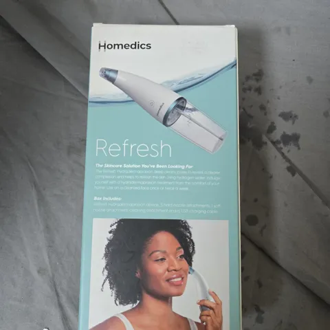 HOMEDICS REFRESH HYDRADERMABRASION FACIAL CARE DEVICE – BOXED