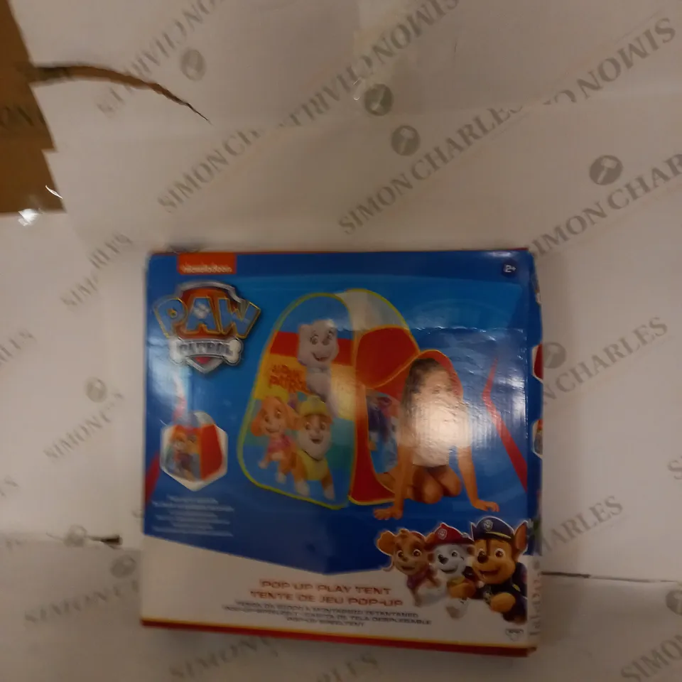 PAW PATROL POP UP PLAY TENT  RRP £20