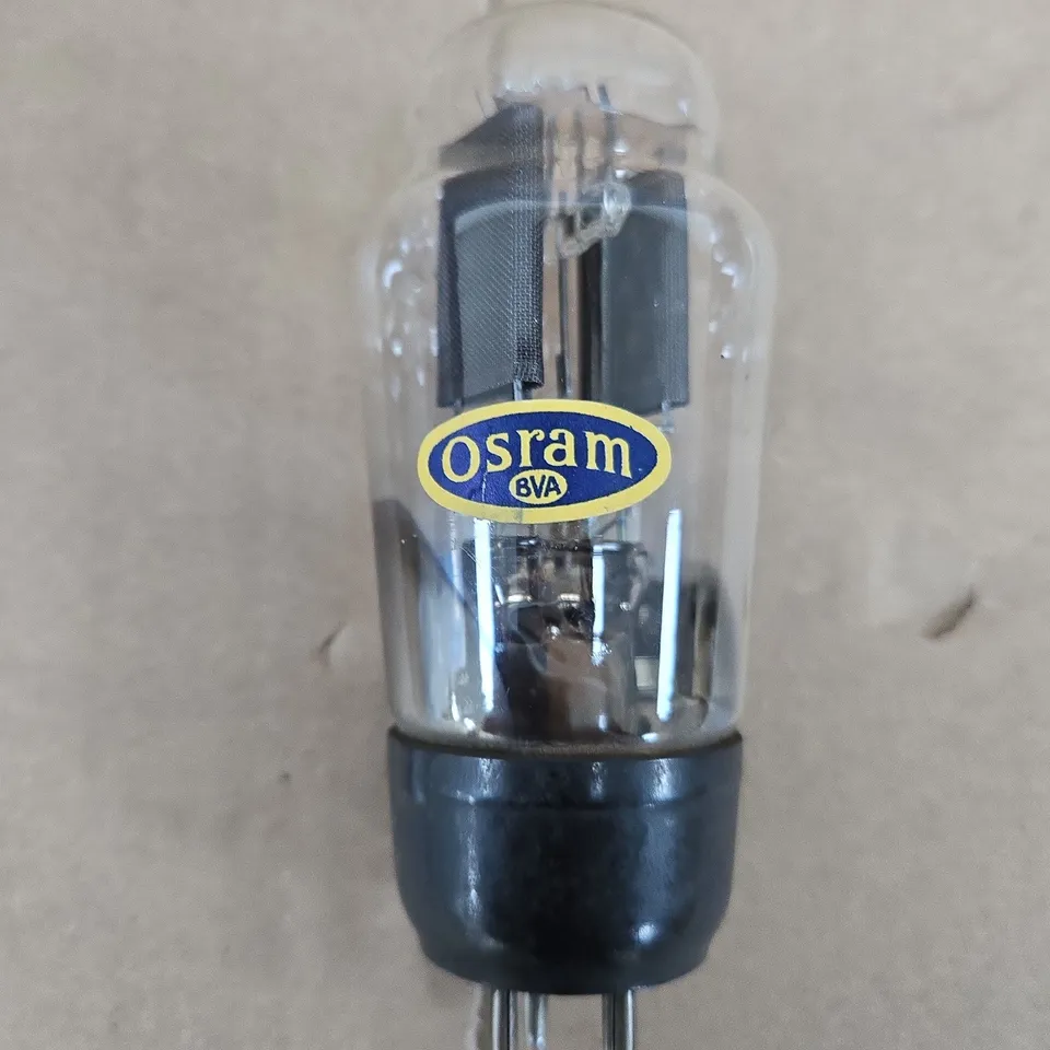 OSRAM BVA VACUUM TUBE BULB – GLASS ENVELOPE, BLACK BASE